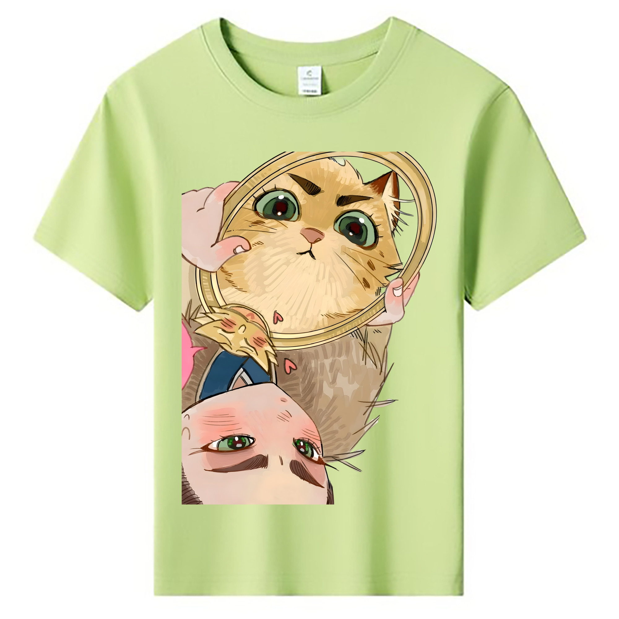 （画像用） Ne Zha 2 ナタ 魔童の大暴れ 綿100％キッズTシャツ（フロントプリント）